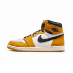 Air Jordan 1 Retro High OG "Yellow Ochre" – vedere spre stânga