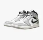 Air Jordan 1 Mid Light Smoke Grey Anthracite - imagine 3