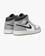 Air Jordan 1 Mid Light Smoke Grey Anthracite - imagine 2
