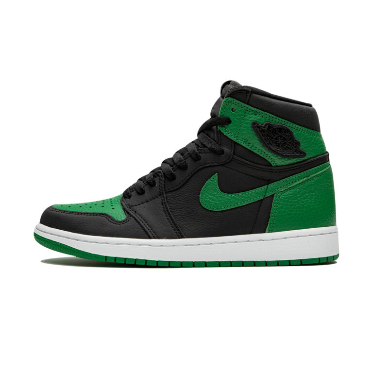AIR JORDAN 1 HIGH PINE GREEN BLACK – vedere spre stânga