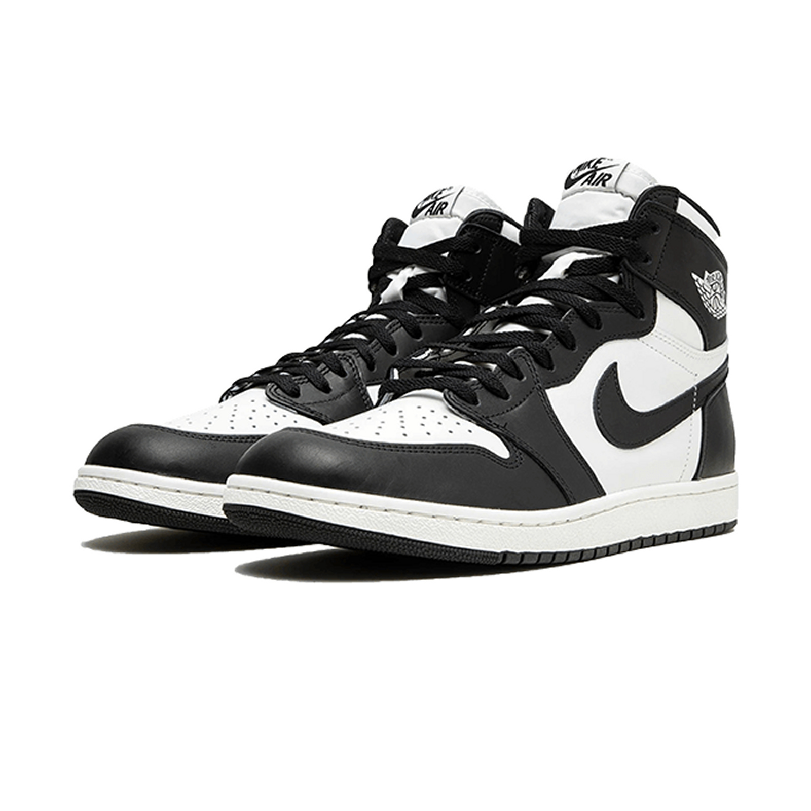 Air Jordan 1 High Black White – vedere spre stânga