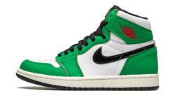 Air Jordan 1 High Lucky Green – vedere spre stânga