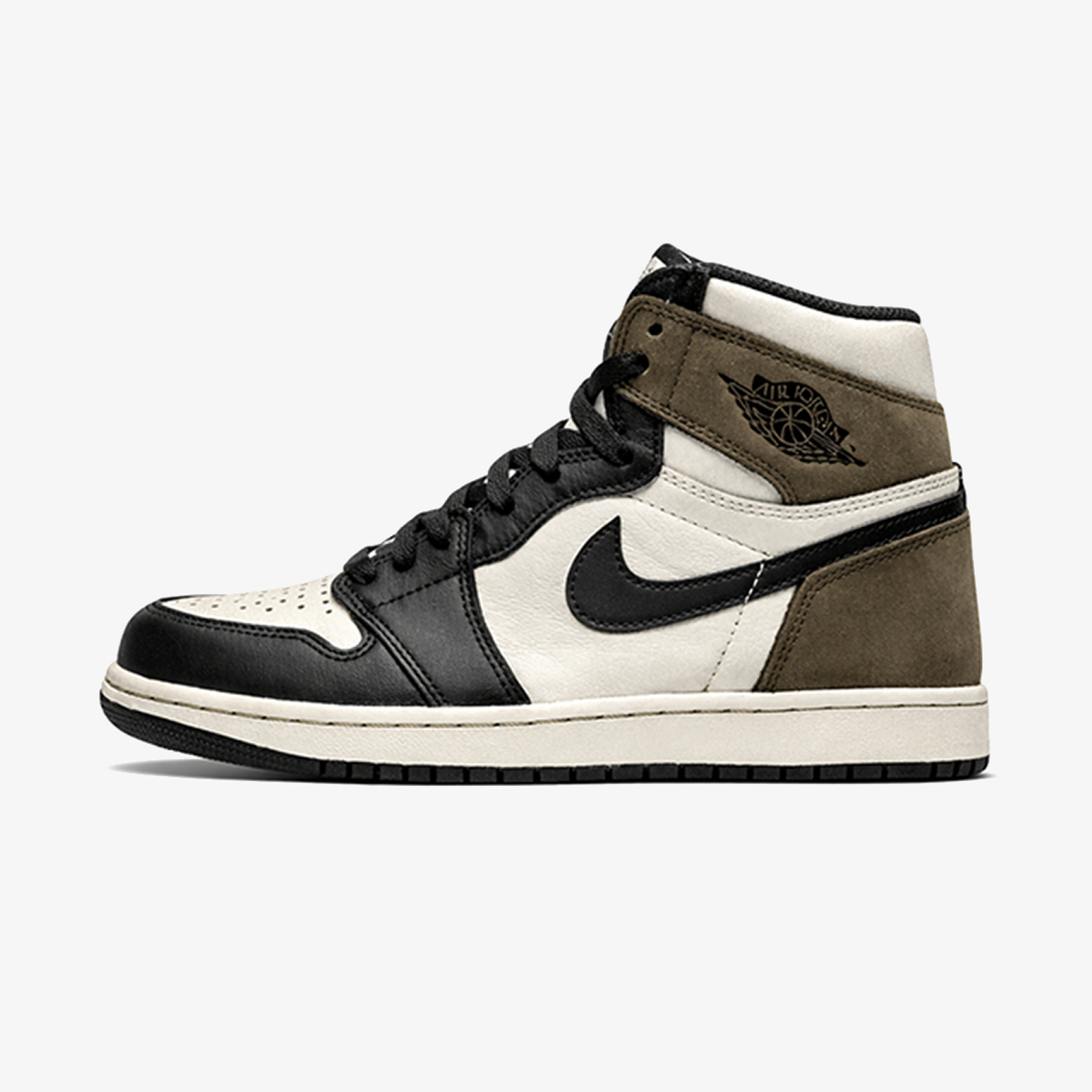 Air Jordan 1 High Dark Mocha – vedere spre stânga