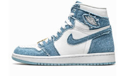 Air Jordan 1 High Denim – vedere spre stânga