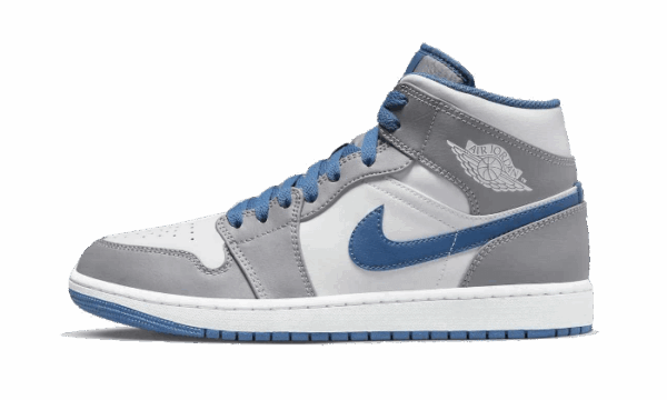 AIR JORDAN 1 MID TRUE BLUE - imagine 4