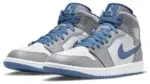 AIR JORDAN 1 MID TRUE BLUE - imagine 6