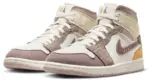 Air Jordan 1 Mid SE Craft Sail Taupe Haze - imagine 5