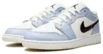 Air Jordan 1 Low Ice Blue Black - imagine 2