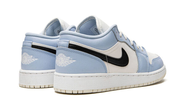 Air Jordan 1 Low Ice Blue Black - imagine 4