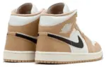 Air Jordan 1 Mid Tan Black - imagine 2