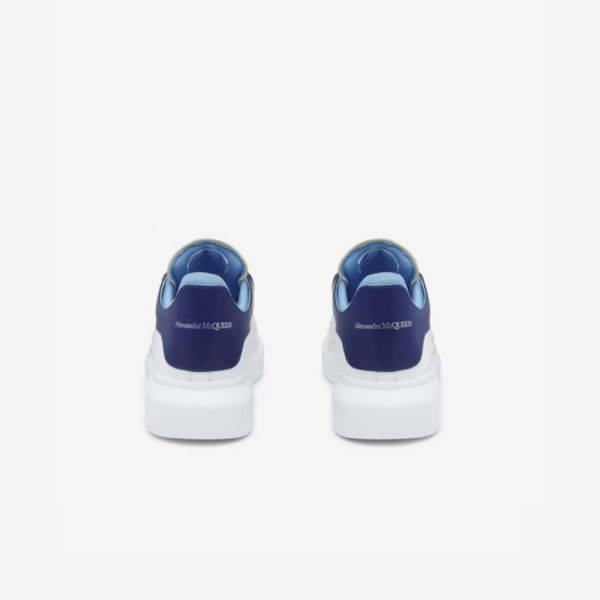 Alexander McQueen Oversized Sneaker – White/Blue - imagine 2