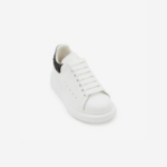 Alexander McQueen Oversized Sneaker – White/ Black Crystals - imagine 2