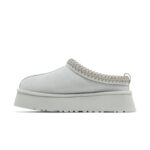 UGG Tazz Slipper Grey Titanium, profil spre stânga pe fundal alb