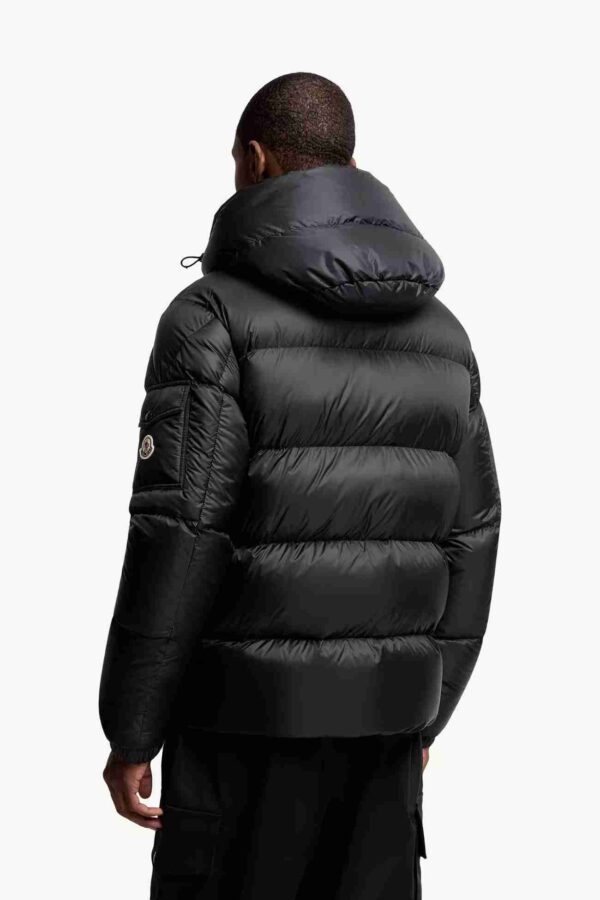 Geaca Moncler Couyere Hooded Short Down Black - imagine 6