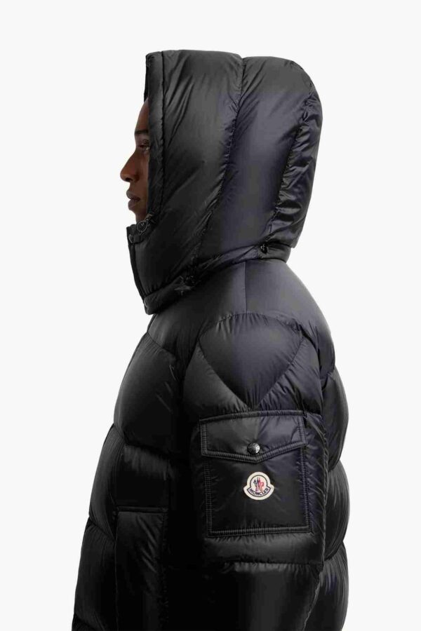 Geaca Moncler Couyere Hooded Short Down Black - imagine 2