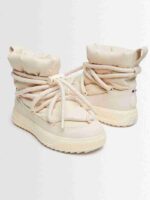 Ghete de Iarna Moncler Altive Mid Snow Boots Cream - imagine 4