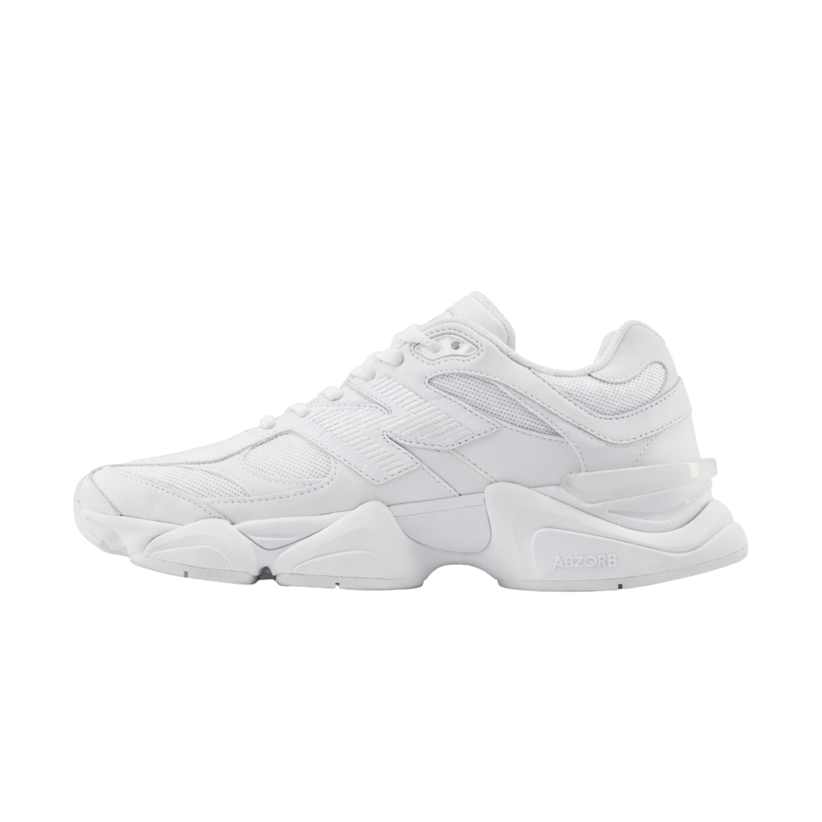 New Balance 9060 NRJ Triple White – vedere laterală