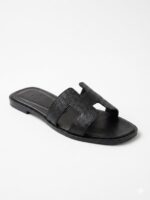 Papuci Hermes Oran , Black