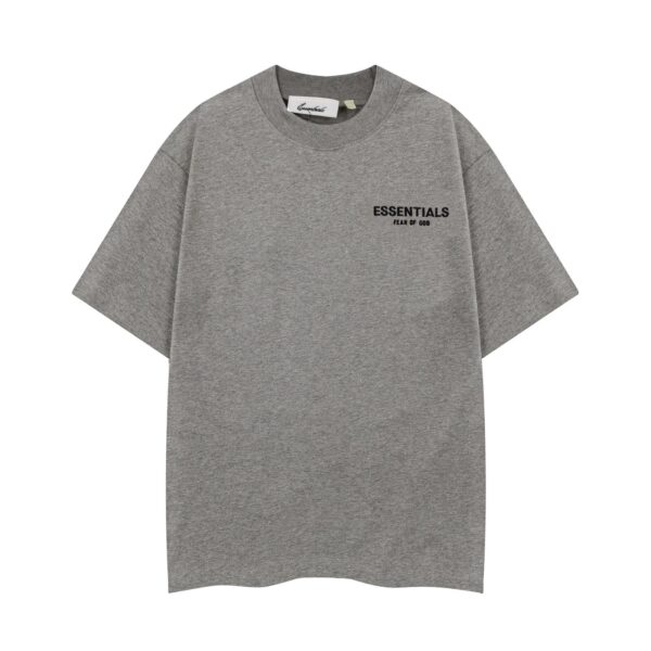 Tricou Essentials Fear of God, Gri Soft Oversize Fit - imagine 6