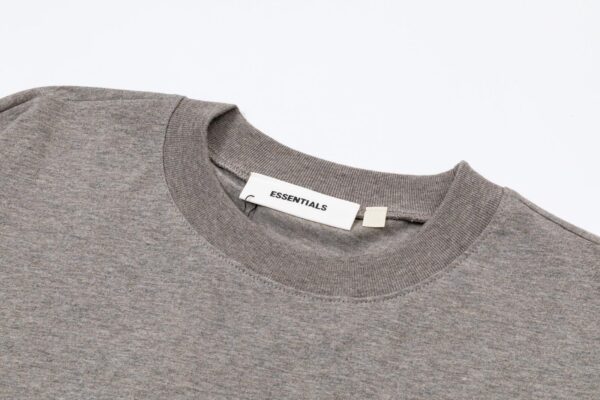 Tricou Essentials Fear of God 3D GRI , Oversize Fit - imagine 6