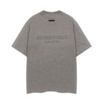 Tricou Essentials Fear of God 3D Gri , Oversize Fit - imagine 2