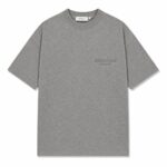 Tricou Essentials Fear of God 3D Gri , Oversize Fit