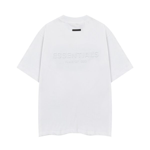 Tricou Essentials Fear of God 3D White, Oversize Fit - imagine 2