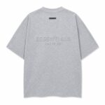 Tricou Essentials Fear of God 3D GRI , Oversize Fit - imagine 2