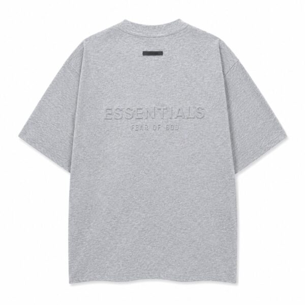 Tricou Essentials Fear of God 3D GRI , Oversize Fit - imagine 2