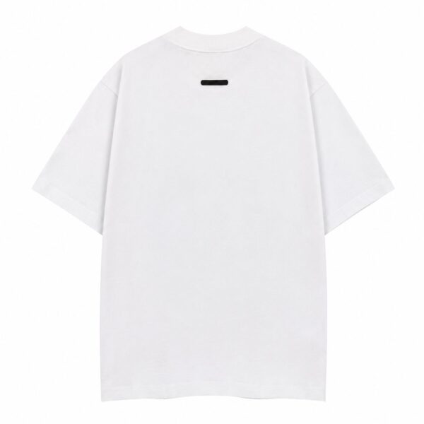 Tricou Essentials Fear of God White, Oversize Fit - imagine 2