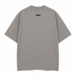 Tricou Essentials Fear of God Grey Soft, Oversize Fit - imagine 2