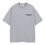 Tricou Essentials Fear of God, Gri Soft Oversize Fit
