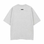 Tricou Essentials Fear of God Cream, Oversize Fit - imagine 2