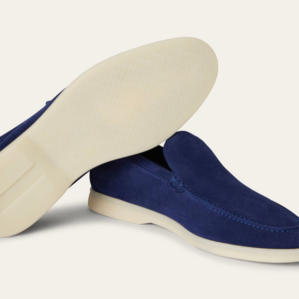 Pantofi Loro Piana Summer Indaco - imagine 4