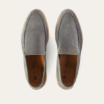 Pantofi Loro Piana Summer Gull Gray - imagine 6