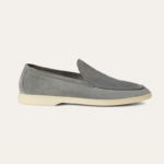 Pantofi Loro Piana Summer Gull Gray - imagine 5