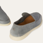 Pantofi Loro Piana Summer Gull Gray - imagine 3