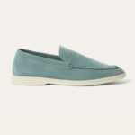 Pantofi Loro Piana Summer Walk Pine Cloud