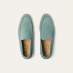 Pantofi Loro Piana Summer Walk Pine Cloud - imagine 2