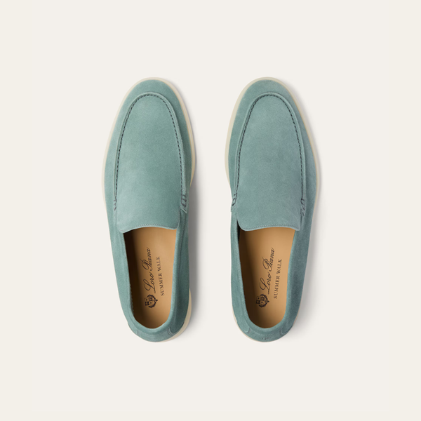 Pantofi Loro Piana Summer Walk Pine Cloud - imagine 2