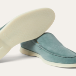 Pantofi Loro Piana Summer Walk Pine Cloud - imagine 3