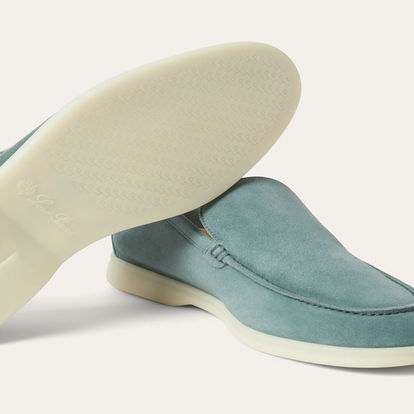 Pantofi Loro Piana Summer Walk Pine Cloud - imagine 3