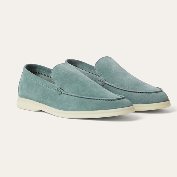Pantofi Loro Piana Summer Walk Pine Cloud - imagine 4