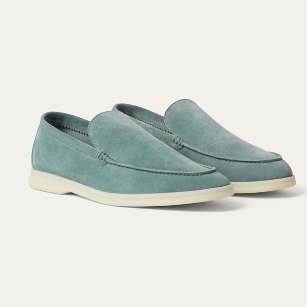 Pantofi Loro Piana Summer Walk Pine Cloud - imagine 5