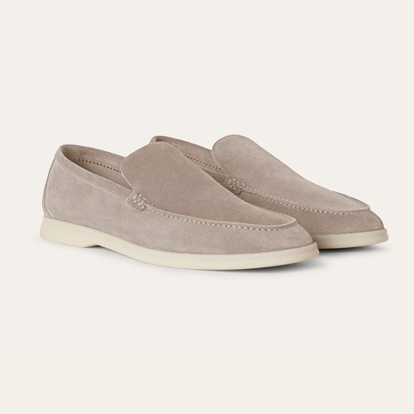 Pantofi Loro Piana Summer Walk Classic Beige - imagine 3