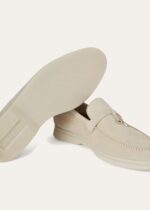 Pantofi Loro Piana Summer Charms Walk Suede Powde - imagine 4