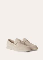 Pantofi Loro Piana Summer Charms Walk Suede Powde - imagine 5
