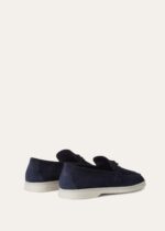 Pantofi Loro Piana Summer Charms Walk Suede Argo Blue Melange - imagine 5