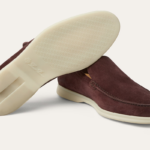 Pantofi Loro Piana Summer Warm Grey Brown - imagine 3