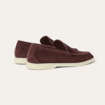 Pantofi Loro Piana Summer Warm Grey Brown - imagine 4